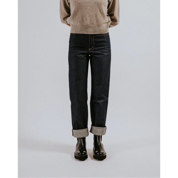 NWT HIUT Denim The Peggy Straight Leg Organic Cotton Denim